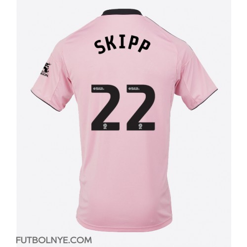 Camiseta Leicester City Oliver Skipp #22 Tercera Equipación 2025-26 manga corta Camiseta Leicester City Oliver Skipp #22 Tercera Equipación 2025-26 manga corta